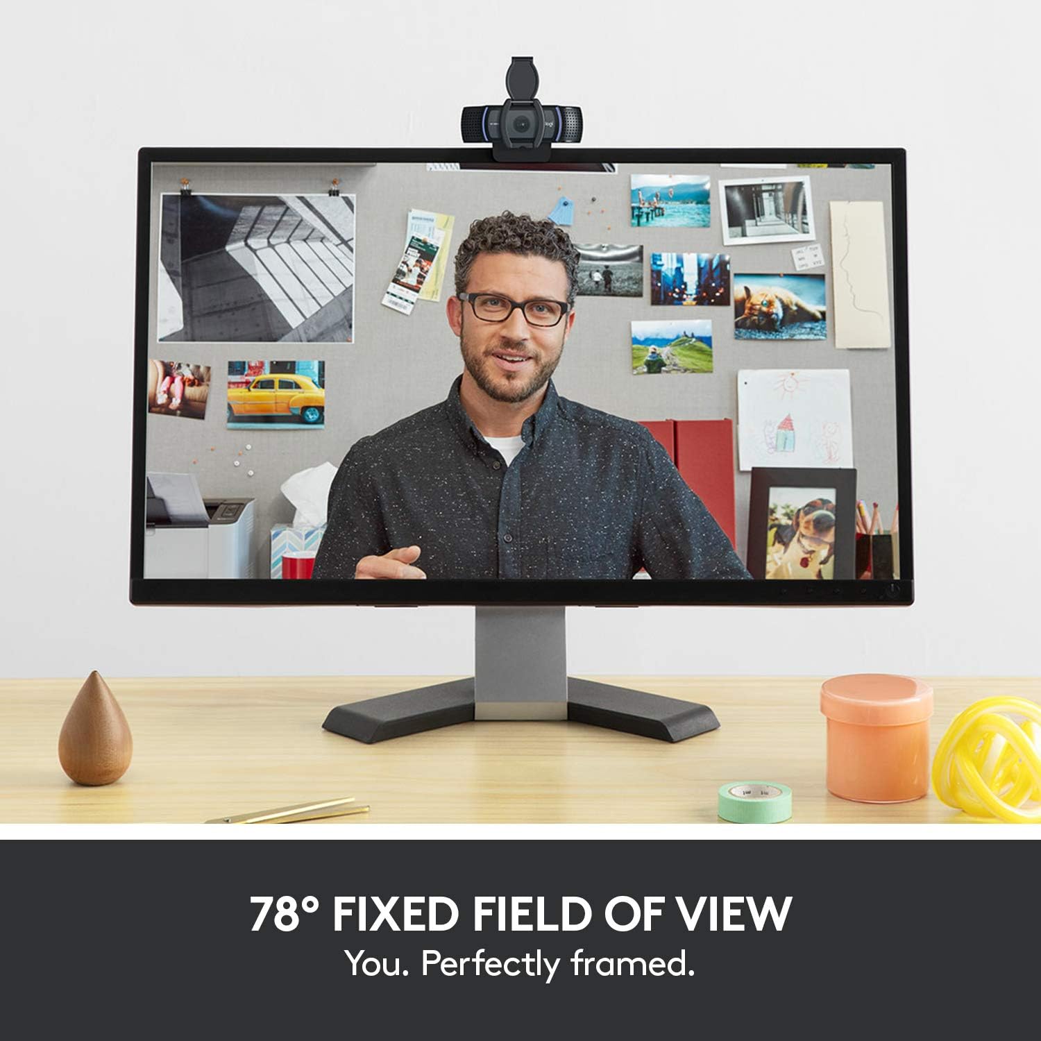 Logitech C920e Business Webcam, Compatible with  Fire TV Cube (2nd Generation): Computers & Accessories