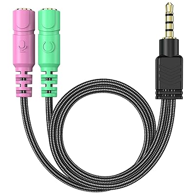 iNassen Audio Splitter Y Jack Adapter for PC, Algeria Ubuy