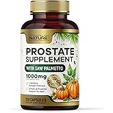 Built by Nature Prostate Supplement with Saw Palmetto - Advanced 3X Formula + Stinging Nettle and Pumpkin Seed Extract – Urinary and Prostate Health Support for Men - 120 Capsules