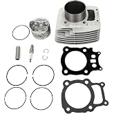SCITOO Cylinder Piston Top End Kit for Honda for Rancher 350 2000-2006 | 78.5mm 329cc for Honda for Rancher 350 TRX350FE 4x4 ES for 2000 2001 2002 2003 2004 2005 2006 12100-HN5-670 13101-HN5-670