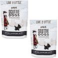 Gimbal's Scottie Dogs All Natural Black Licorice - Real Licorice Root and Pure Anise - 6 Ounce Resealable Bags (2)