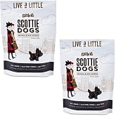Gimbal's Scottie Dogs All Natural Black Licorice - Real Licorice Root and Pure Anise - 6 Ounce Resealable Bags (2)