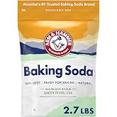 ARM &amp; HAMMER Baking Soda, 2.7 Lbs | 100+ Household Uses, Food Grade Baking Soda, Cleaning &amp; Deodorizing, Pure &amp; Natural, Safe Around Kids &amp; Pets