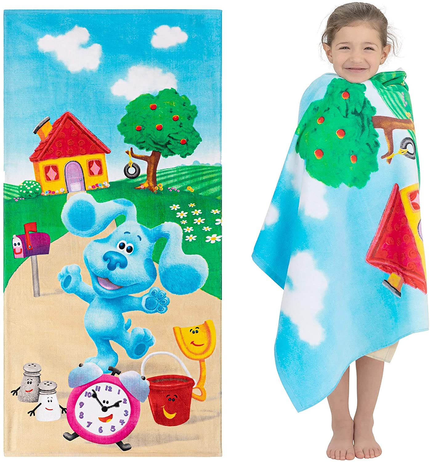 Kids 2-Piece Beach Towel Blues Clues