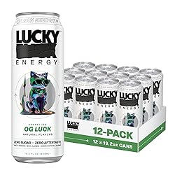 Lucky Energy Sugar Free Energy Drinks 19.2 Fl Oz