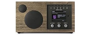 Como Audio: Solo - Wireless Music System with Internet Radio, Spotify Connect, Wi-Fi, FM, and Bluetooth - Walnut/Black