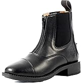 Equinavia Tilda Synthetic Zip Kids Horse Riding Boots, Comfortable Fit | Durable Kids Equestrian Riding Boots, Youth English Style Footwear for Support in Lessons, Show, Training, Stable Activities
