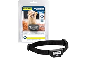 PetSafe Rechargeable In-Ground Pet Fence Receiver Collar for Cats and Dogs, Waterproof with Tone and Static Correction, Fits Pets 5 lbs and Up from The Parent Company of The Invisible Fence Brand
