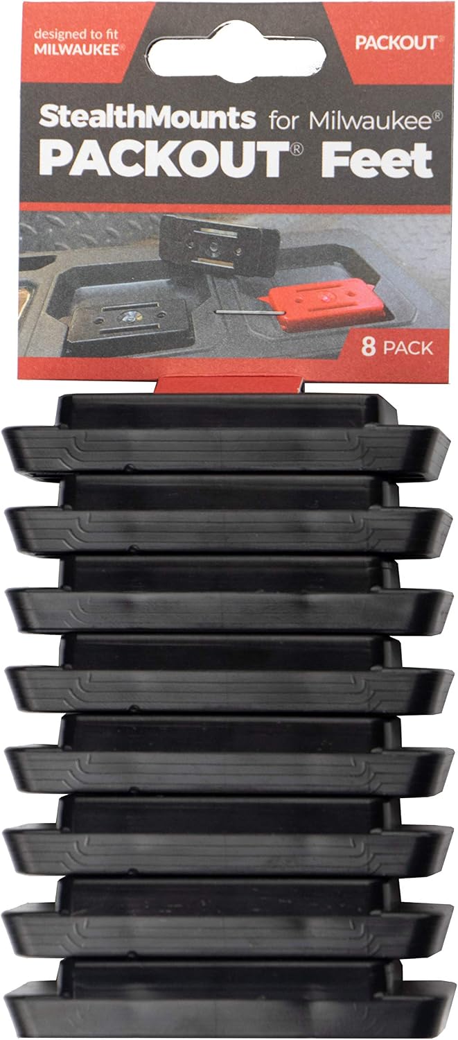 StealthMounts Mounting Feet Compatible with Milwaukee Packout System