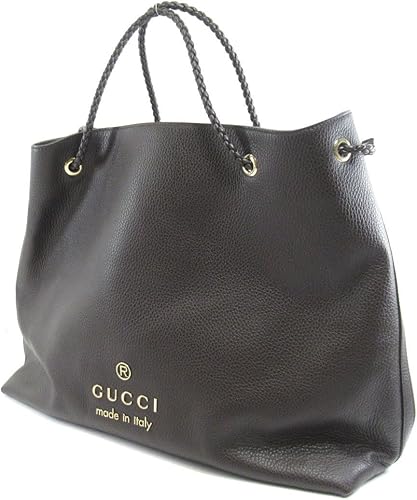 Amazon Gucci グッチ ロゴマーク アウトレット トートバッグ レザー レディース 中古 Gucci グッチ トートバッグ