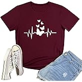 BLACKMYTH Women Cute Graphic Tees Cotton Butterfly T-Shirts