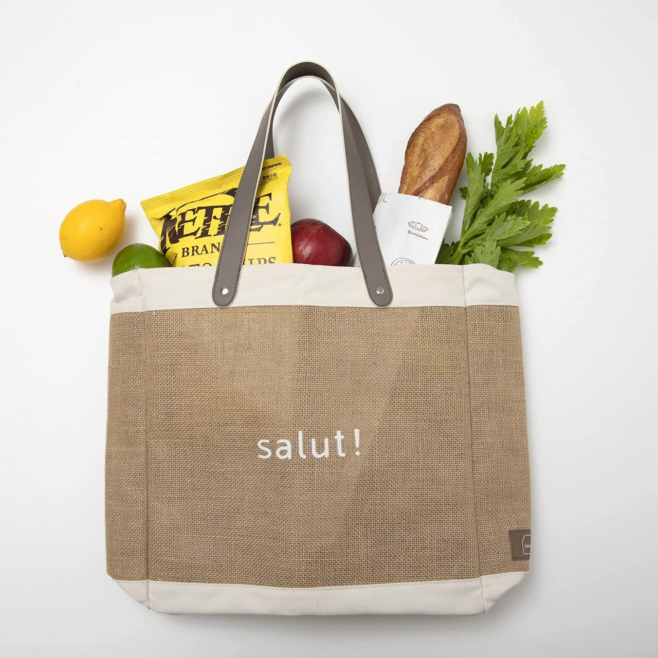 salut! ジュートバッグBOOK：7/1発売【ムック本付録】salut! ビッグジュートバッグ 毎日のお買い物にぴったり