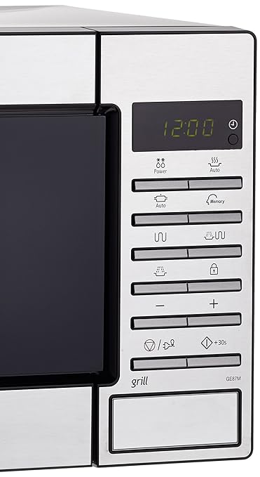 Samsung GE87M-X/XEC - Microondas con grill, 800W/1100W, 23 litros, color gris