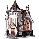 Lemax Christmas Village Little River Church Battery Operated Led - 45069