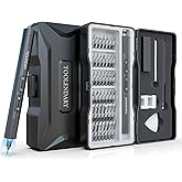 Mini Electric Screwdriver Set,55 in 1 Small Electric Screw Driver Kit with Magnetic Bits, E lectric Precision Screwdriver, Screwdriver Set Kit Cordless Tool for Phone, Camera, Laptop, Watch