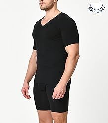 Comfneat Men's 3-Pack Undershirts Stretchy Cotton