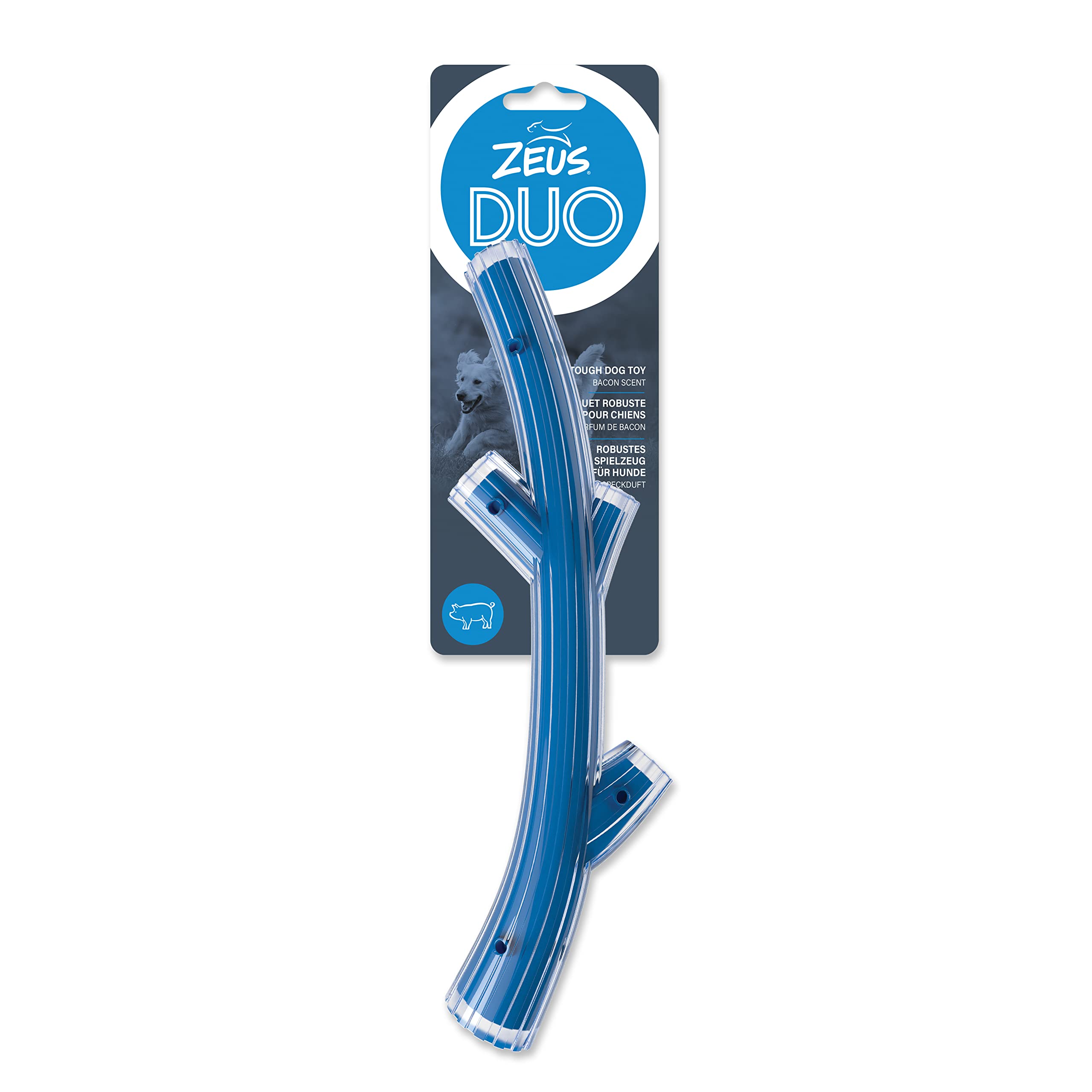 Zeus Duo Stick, 30cm (12in), Blue, Bacon