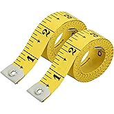 Pack of 2 Fabric Tape Measure, Measuring Tape for Body |Soft Measuring Tape for Sewing Cloth & Weight Loss Medical Body Measu