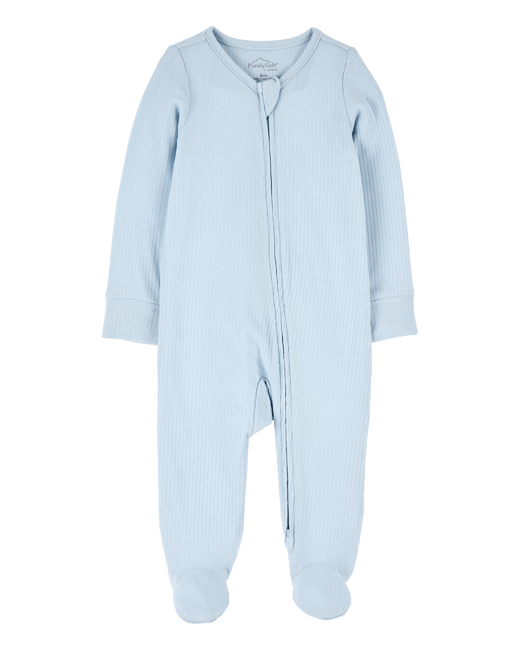 Carter’s Boy PurelySoft Sleep and Play Pajamas, Light Blue, PRE