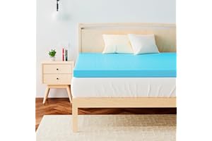 2 Inch Mattress Topper, Airensky Gel Memory Foam Mattress Topper Twin XL Size, Cooling Gel Infused Foam Mattress Topper, Single Bed Topper, CertiPUR-US Certified 39” x 80”