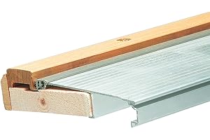 Frost King TAOC36A Adjustable Aluminum and Oak Sill Threshold, 3' L x 5-5/8" W x 1-3/8" H, Mill Finish