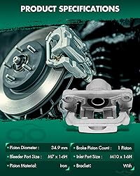 SCITOO 19B3437 19B3436 Rear Left & Right Disc Brake