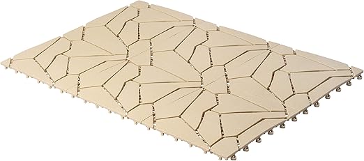 Upp Outdoor Gartenplatten Klickfliesen 30 X 30 Cm Wetterfester Bodenbelag Fur Balkon Garten Terrasse Einfach Schnell Verlegt 24 Teile Naturstein Amazon De Garten