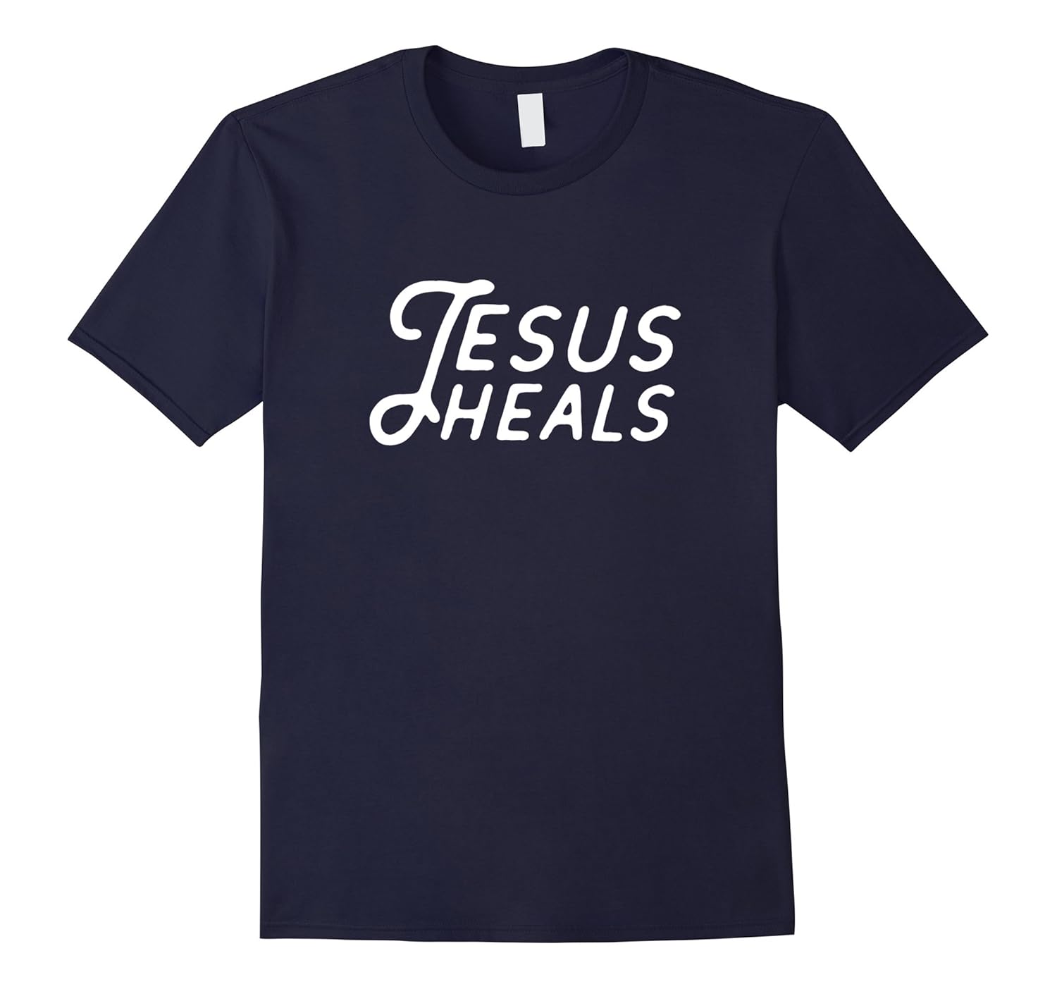 Inspirational Christian T-Shirt Jesus Heals-Rose