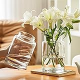 Clear Glass Vases Flower Vases for Centerpieces