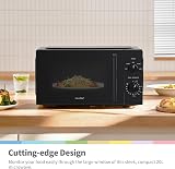 COMFEE' 20L Compact Microwave 700W Inverter Black Solo Manual 5 Power Levels view 3