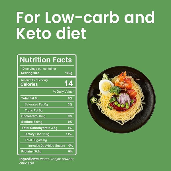 HETHSTIA SHIRATAKI KONJAC SPAGHETTI PASTA – 10-PACK, VEGAN, OAT FLAVOR, LOW CALORIE, GLUTEN-FREE, FAT-FREE, KETO FRIENDLY, LOW CARB, HEALTHY DIET, HOLIDAY FOOD GIFT