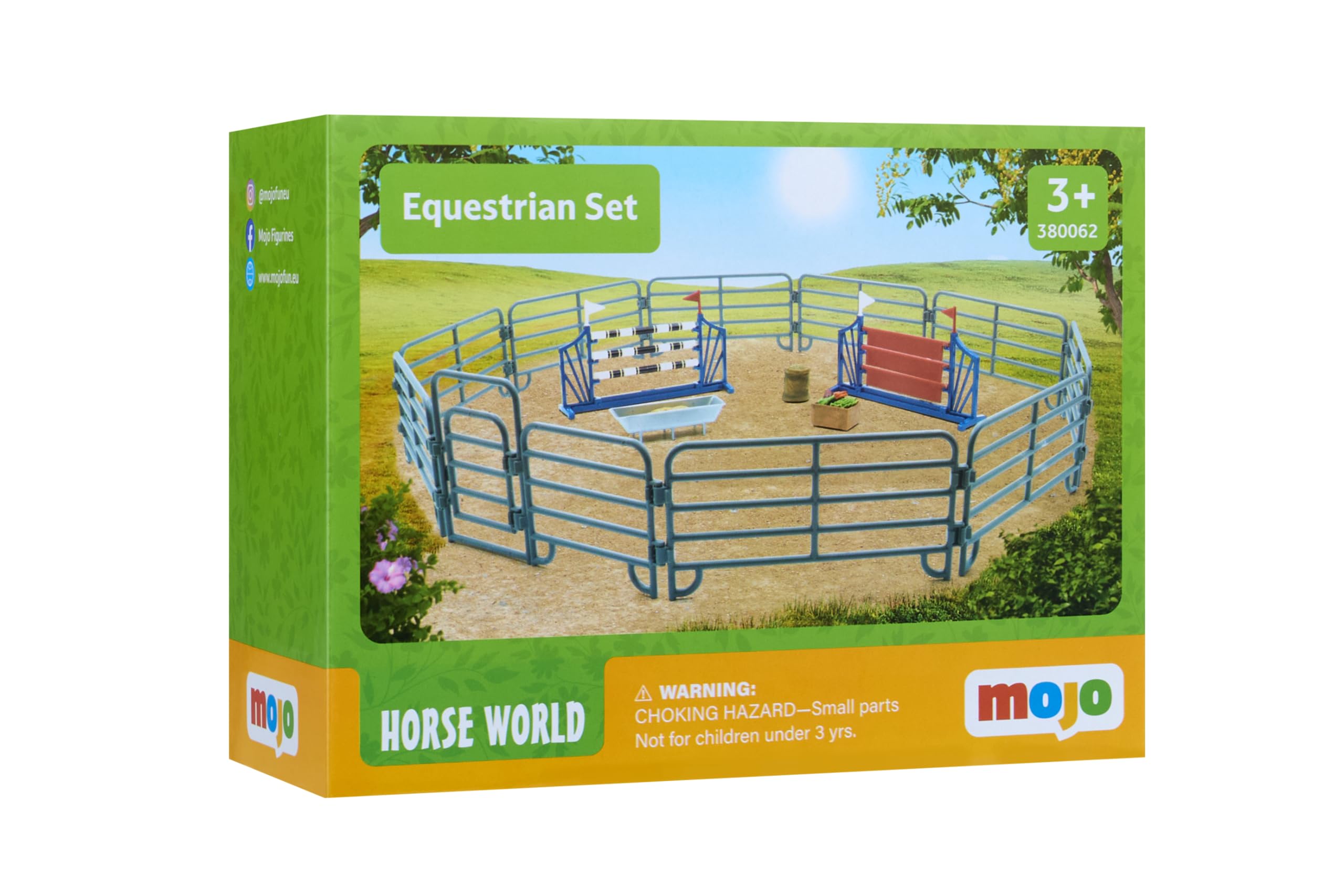 MOJO – Equestrian Ring Playset | Farm & Horses Collection | True to Life & Highly Detailed | Designed in UK