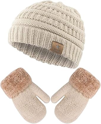 hat and gloves for 1 year old