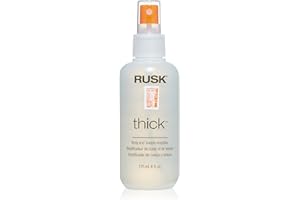 RUSK Designer Collection Thick Body and Texture Amplifier, Gives Hair Incredible Body, Creates Texture and Volume, Anyone with Fine, Limp, Lazy Hair