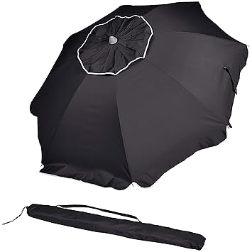 Amazoncom Amazonbasics Paraguas De Playa Sólido Jardín