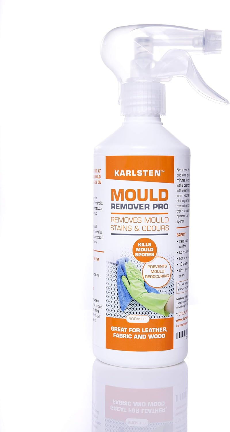 Karlsten Furniture Mould Remover Spray Pro 500ml - Ultra Effective Mould & Black Mould Remover, 500 ml (Pack of 1)