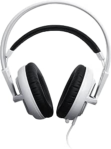 SteelSeries Siberia V2 Full-Size Headset for iPad, iPod, and iPhone (White)