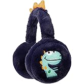 F Flammi Kids Knit Earmuffs Winter Outdoor Furry Ear Warmers for Boys Girls from Toddler to Big Kids