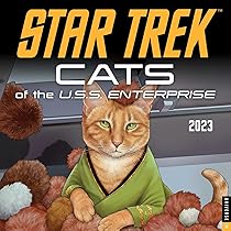 Amazon.com: Star Trek: Cats of the U.S.S. Enterprise 2023 Wall Calendar:  0676728042631: CBS: Libros