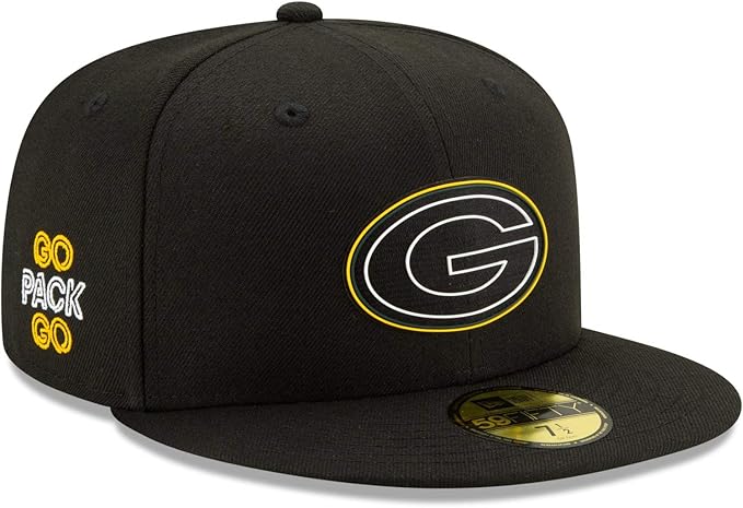 New Era 59fifty Cap Nfl 2020 Draft Green Bay Packers Black Size 7 1 8 56 8 Cm Amazon De Bekleidung
