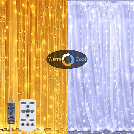 Amazon Com Oye Hoye Exclusive 3 In 1 Color Curtain String Light
