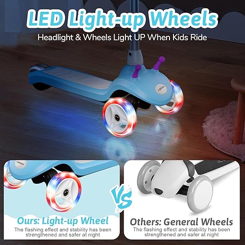 Patinetas Para Niños Scoothop Electric Scooter For Kids 2-8, Kids