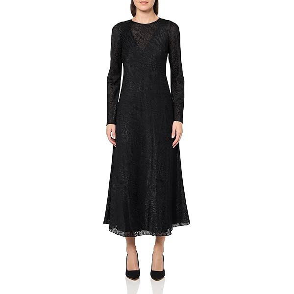 fitted lace wedding dress AllSaints Women's Dresses Anna SNK Maxi Dress Black UK 6/US 2 at Amazon  Women's Clothing store