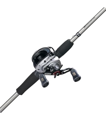 Abu Garcia Black Max EZ Cast 6' Baitcast Fishing Rod and Reel Combo, 2-Piece Rod, Graphite Composite Rod Blank Construction, Comfortable and Durable EVA Handles : Sports & Outdoors