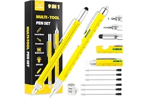 Stocking Stuffers for Men,Dad Gifts for Men, Christmas Cool Gadgets Gifts,Multi-Tool Pen 2 Pack 2023 [Stylus, Ballpoint Pen,w