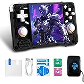 MVMOD XF40H Retro Handheld Game Console, 4.0 Inch 4K HD IPS Screen, Linux 64-bit Open Source System, 18000+ Classic Games, WiFi Multiplayer Support, Portable Pocket Video Gaming for Adults (Black)