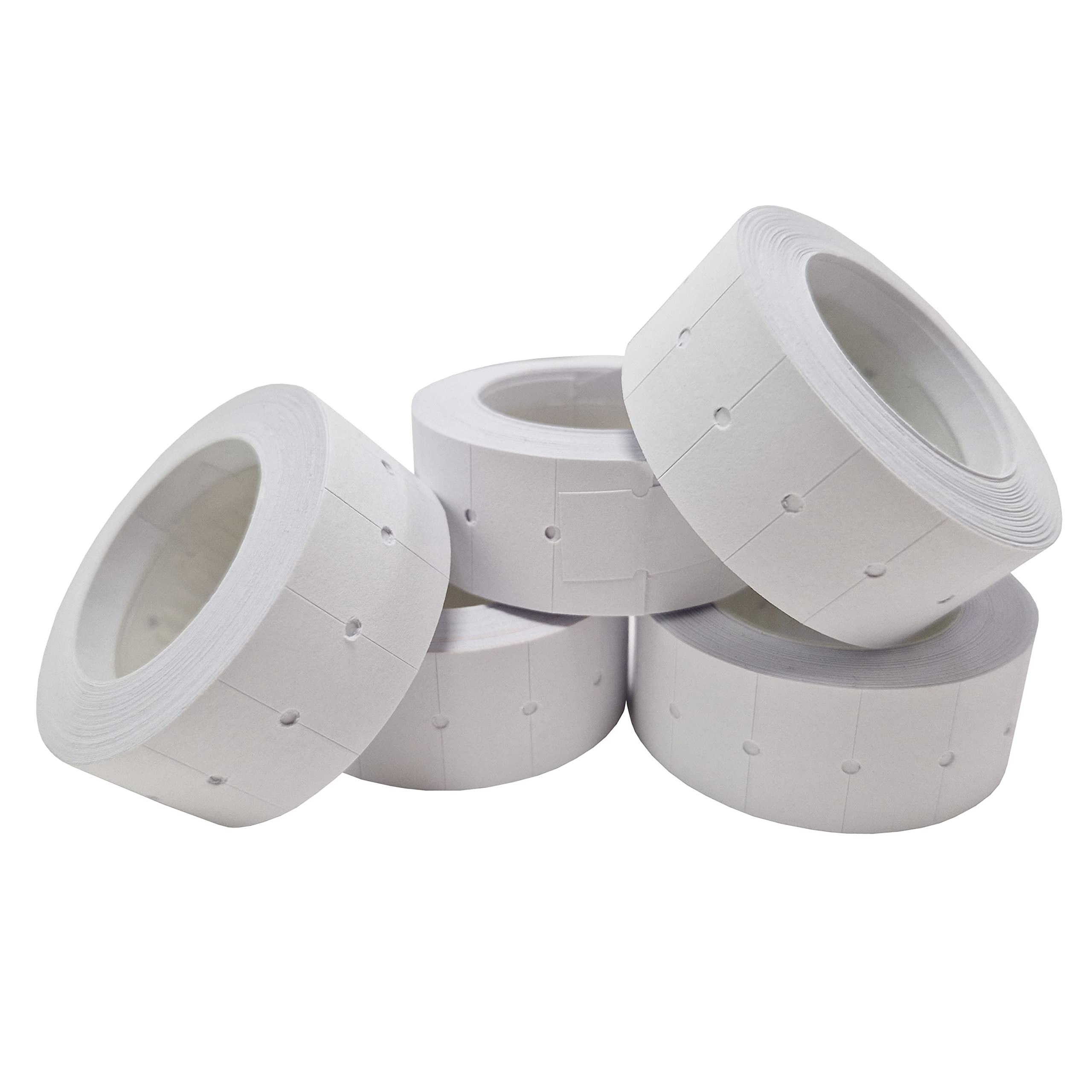 Swift 22 x 12 mm Price Gun Labels CT1 White 5 Rolls 2,500 Stickers Pricemarking Tags Fits Many Pricing Labellers