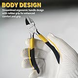 BOOSDEN 5" Flush Cutter Dikes Wire Clippers for Jewelry Crafting Electrical view 6