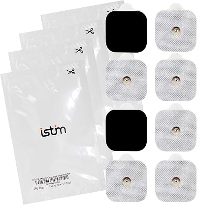 Med-Fit Self-Adhesive Pads Universal 3.5mm Stud 16 Pack TENS Electrodes