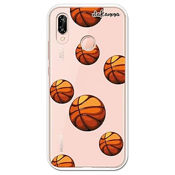 dakanna Funda para Huawei P20 Lite | Patrón Balón de Baloncesto ...